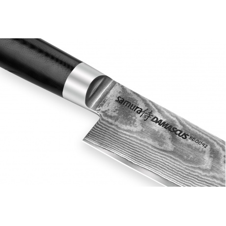 Нож Samura сантоку Damascus, 14,5 см, G-10, дамаск 67 слоев - фото 3