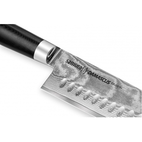 Нож Samura сантоку Damascus, 18 см, G-10, дамаск 67 слоев - фото 3