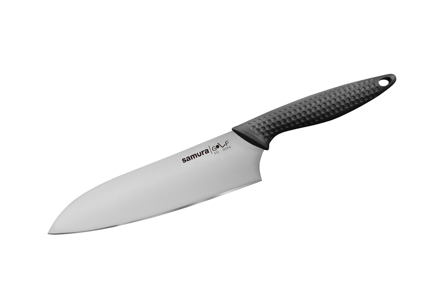 Нож Samura сантоку Golf, 18 см, AUS-8 нож кухонный samura golf шеф лезвие 24 см aus 8
