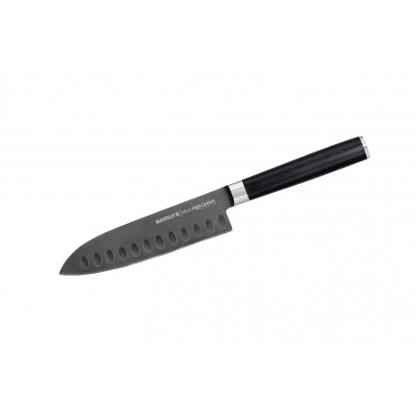 Нож Samura сантоку Mo-V Stonewash, 13,8 см, G-10 - фото 1
