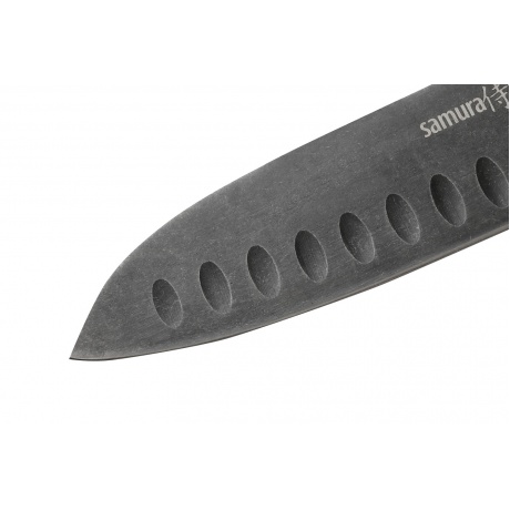 Нож Samura сантоку Mo-V Stonewash, 13,8 см, G-10 - фото 3