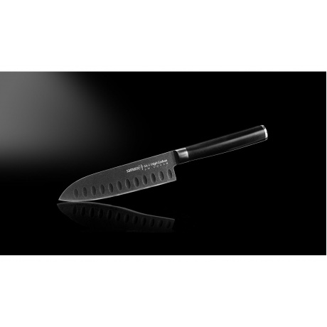 Нож Samura сантоку Mo-V Stonewash, 13,8 см, G-10 - фото 7
