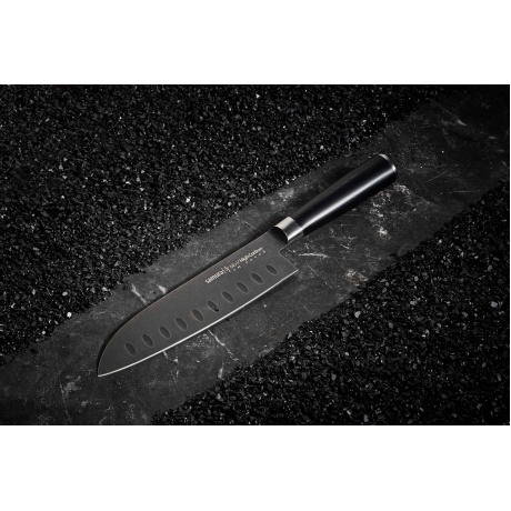 Нож Samura сантоку Mo-V Stonewash, 18 см, G-10 - фото 8