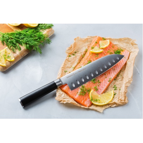 Нож Samura сантоку Mo-V, 18 см, G-10 - фото 11