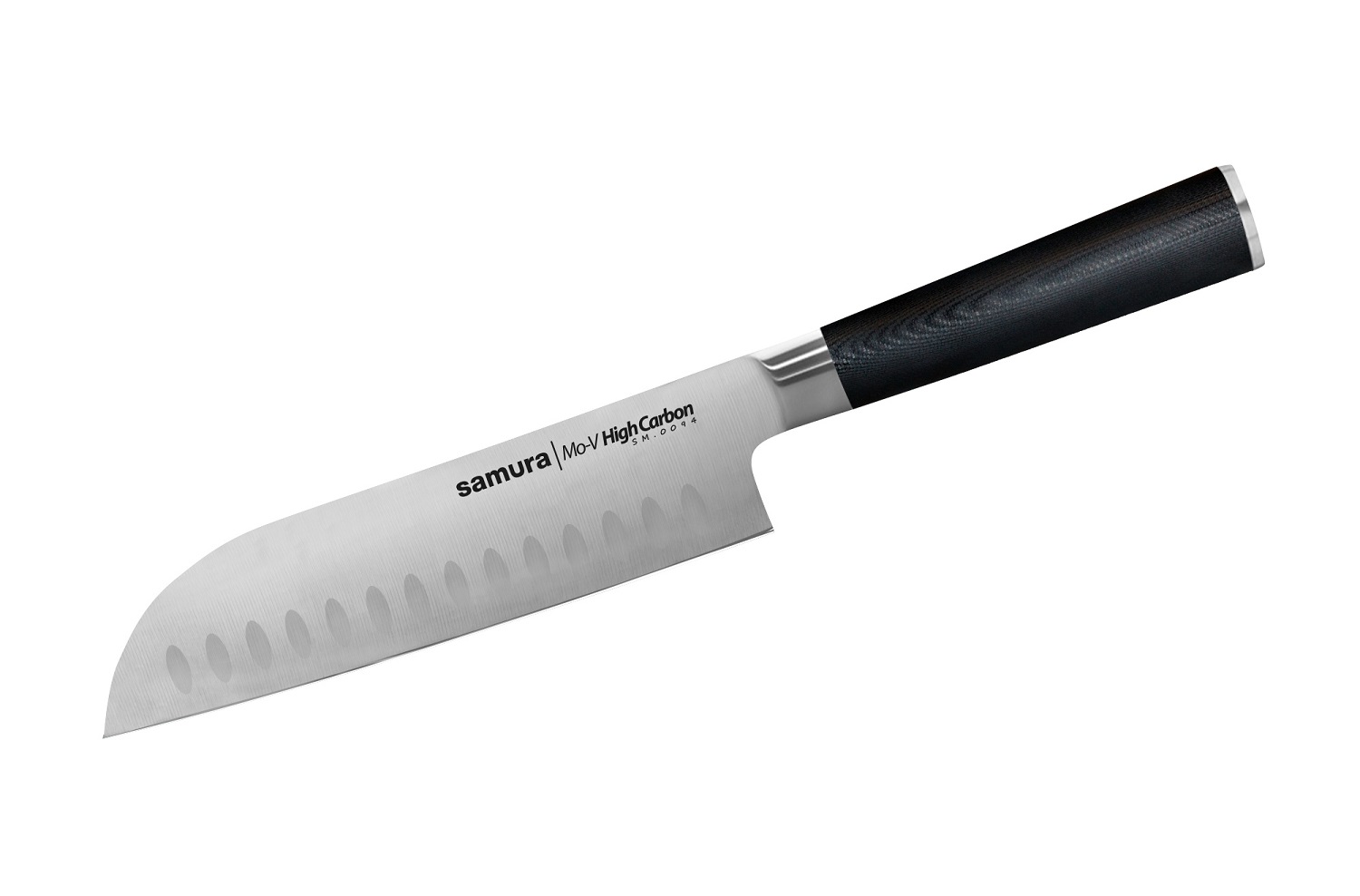 Нож Samura сантоку Mo-V, 18 см, G-10 нож samura сантоку mo v stonewash 18 см g 10