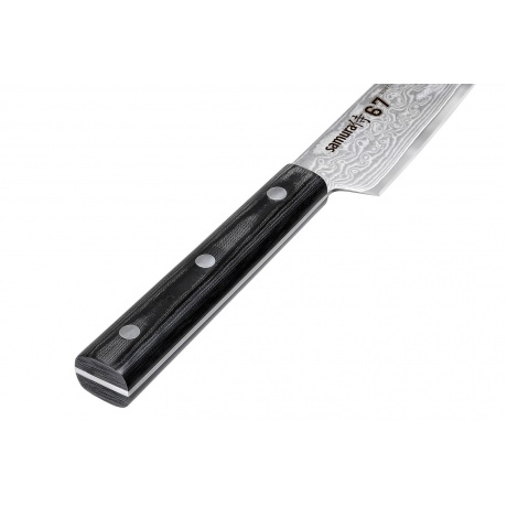 Нож Samura универсальный 15 см, дамаск 67 слоев, микарта - фото 5