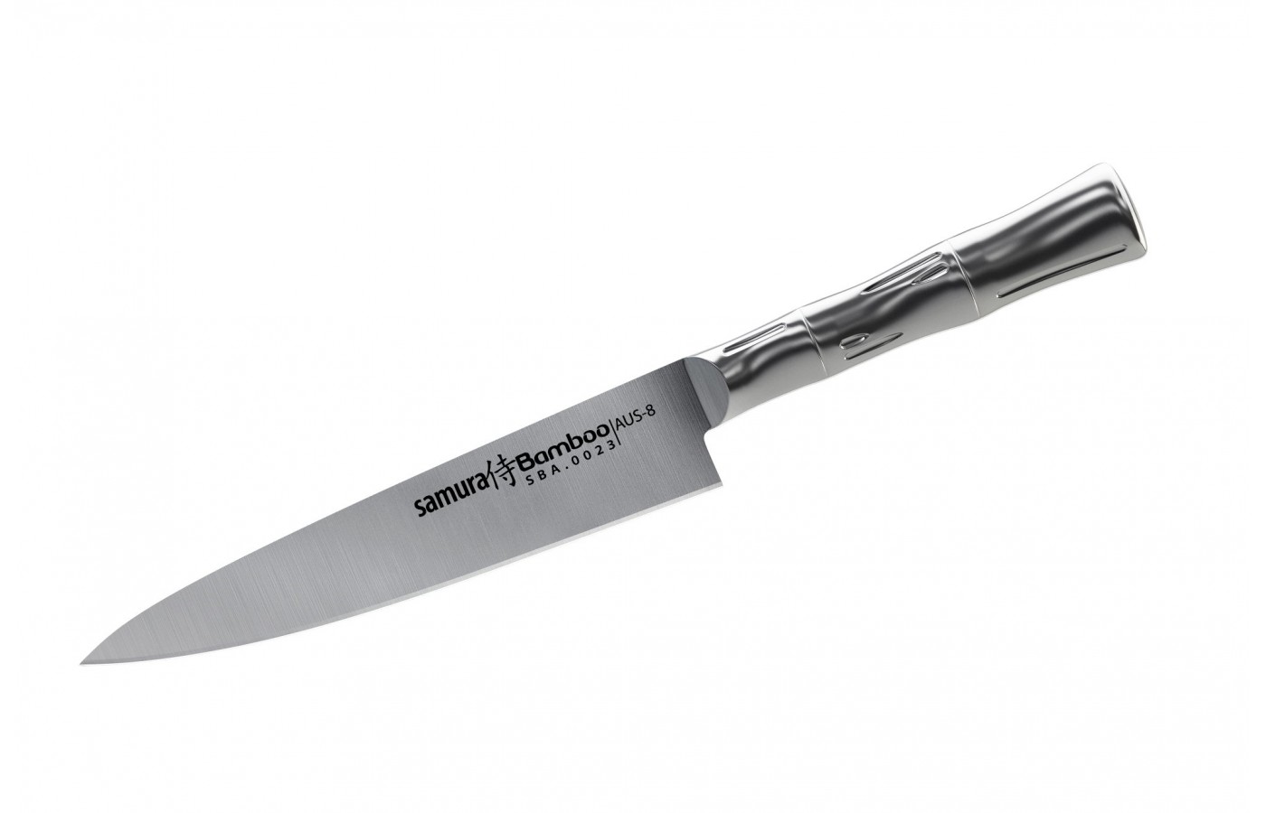 Нож Samura универсальный Bamboo, 15 см, AUS-8 нож samura blacksmith накири 16 8 см aus 8 микарта
