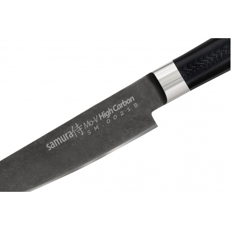 Нож Samura универсальный Mo-V Stonewash, 12,5 см, G-10 - фото 3