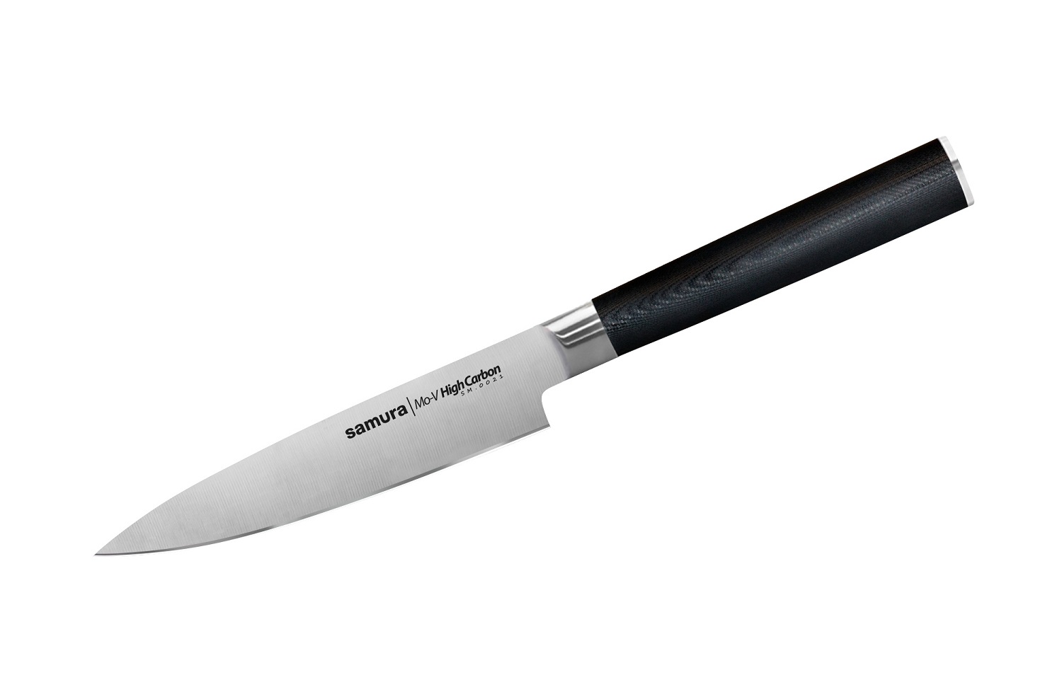 Нож Samura универсальный Mo-V, 12,5 см, G-10 нож кухонный samura mo v универсальный 125мм