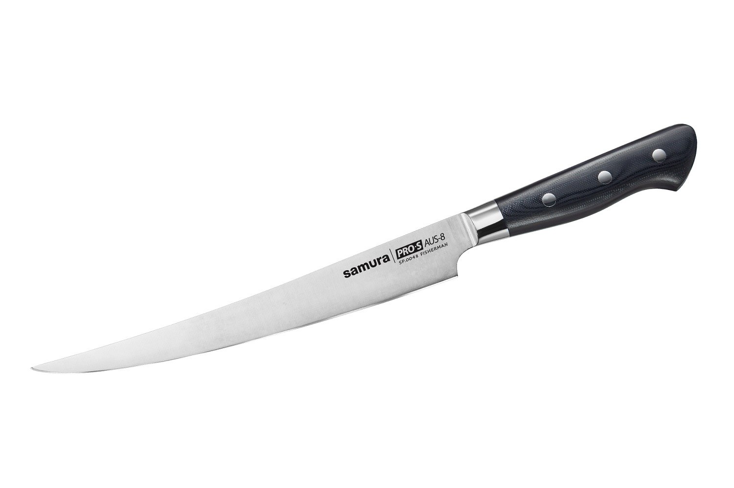 Нож Samura филейный Pro-S Fisherman, 22,4 см, G-10 цена и фото