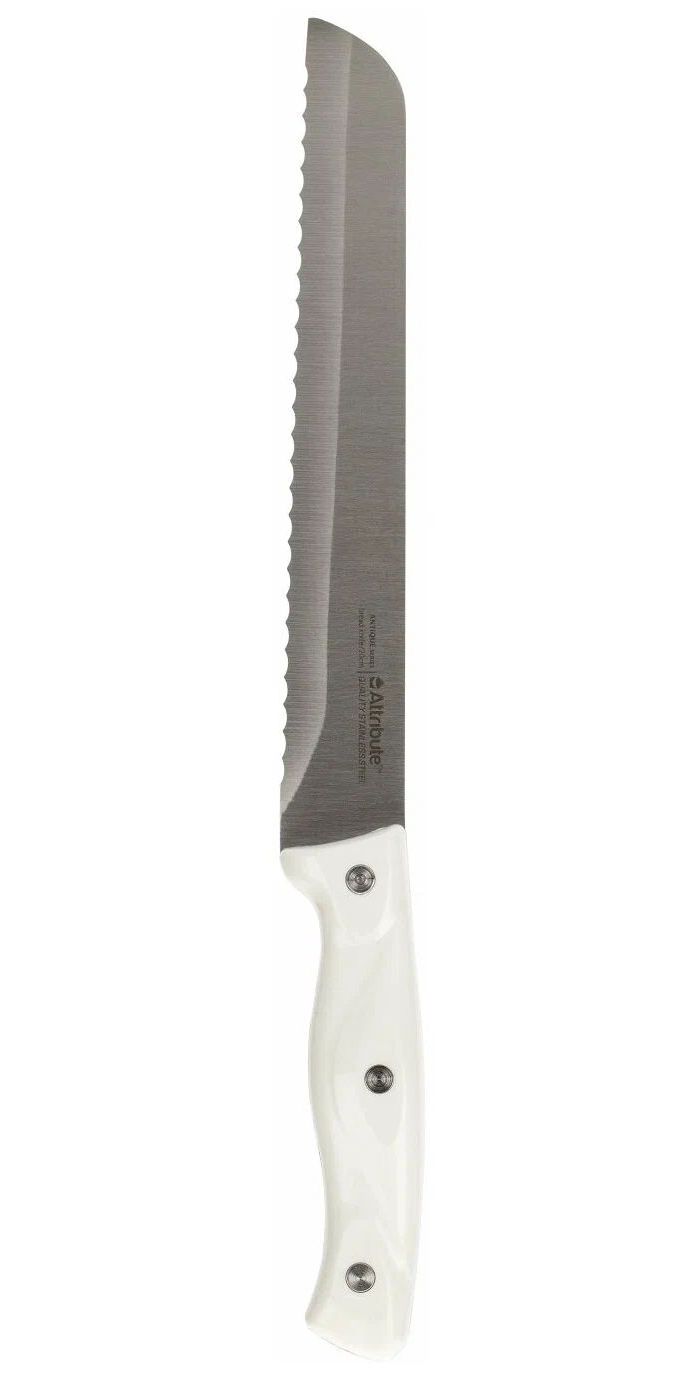Нож для хлеба ANTIQUE 20см ATTRIBUTE KNIFE AKA068 нож attribute antique 20см универсальный нерж сталь