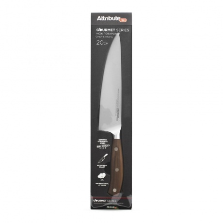 Нож поварской GOURMET 20см ATTRIBUTE KNIFE APK000 - фото 3