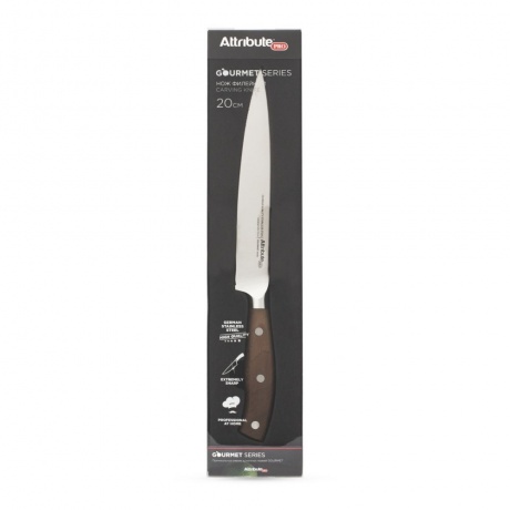 Нож филейный GOURMET 20см ATTRIBUTE KNIFE APK001 - фото 3