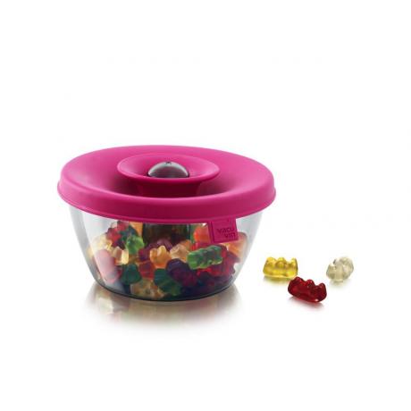 Емкость для хранения орехов и сладостей TOMORROW`S KITCHEN 0,45л, розовый - фото 1