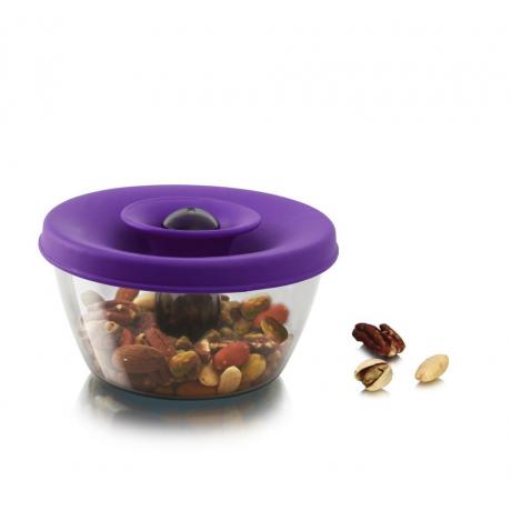 Емкость для хранения орехов и сладостей TOMORROW`S KITCHEN 0,45л, фиолетовый - фото 1