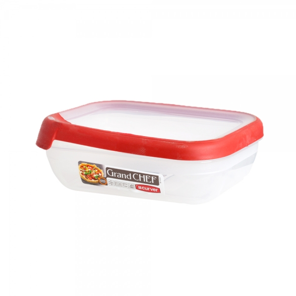 Емкость для морозилки и СВЧ Curver Grand Chef 07379-416-03 1,2л (красная крышка)