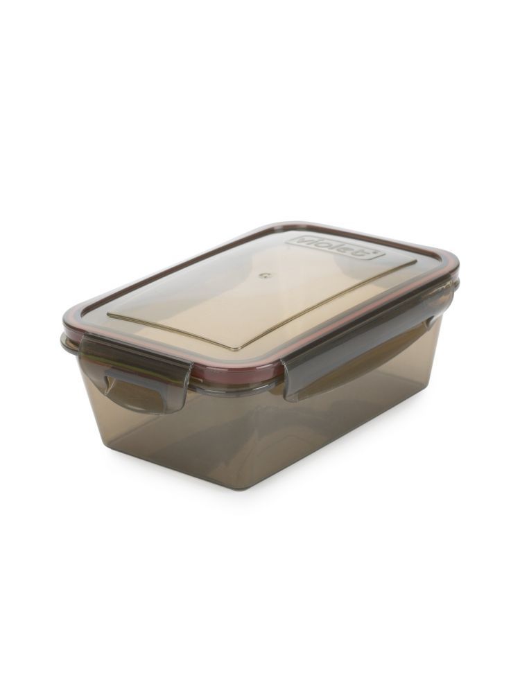 Контейнер с крышкой дымчатый 1100мл прямоугольный VIOLET V93111 - фото 2