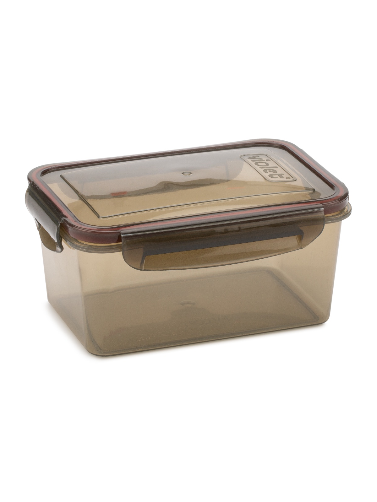 Контейнер с крышкой дымчатый 1600мл прямоугольный VIOLET V093161 - фото 2