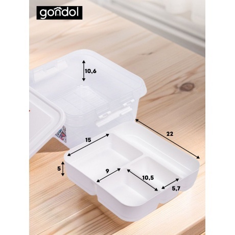 Контейнер GONDOL для лекарств MY BOX красный крест - фото 9