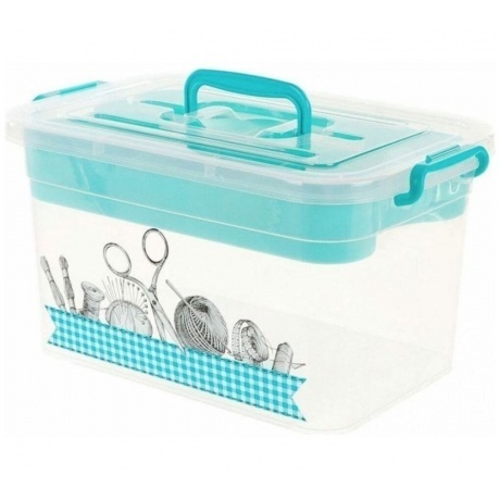 Контейнер POLIMERBYT для хранения РУКОДЕЛИЕ 10л - фото 2