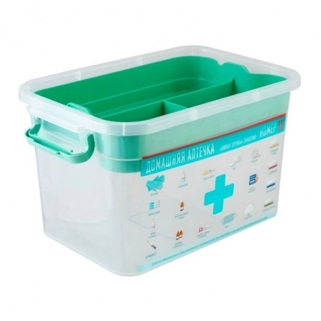 Контейнер POLIMERBYT ДОМАШНИЙ ДОКТОР 355х235х190см 10л с вкладышем - фото 3