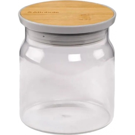 

Банка из боросиликатного стекла для хранения сыпучих продуктов BAMBOO 500мл