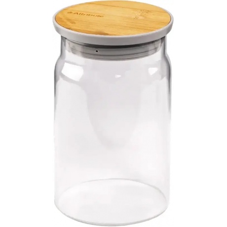 

Банка из боросиликатного стекла для хранения сыпучих продуктов BAMBOO 800мл