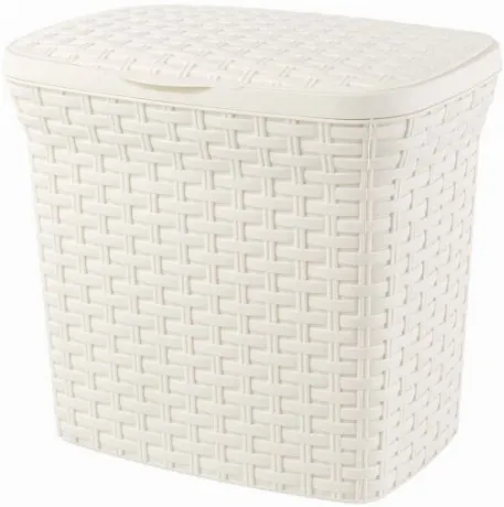 Контейнер для стирального порошка РОТАНГ 10л слоновая кость