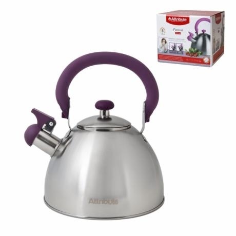 Чайник со свистком ATTRIBUTE TEA FESTIVAL 2.5л - фото 2