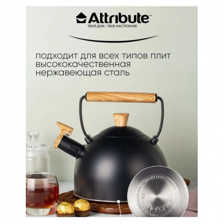 Чайник со свистком BLACKWOOD 3л ATTRIBUTE TEA ASS311 - фото 9