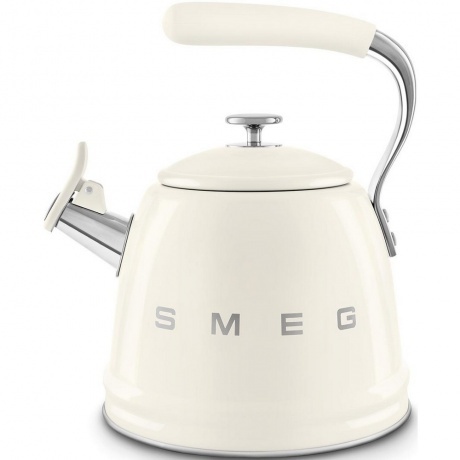 Чайник со свистком SMEG,CKLW2001CR стиль 50-х г.г., объем 2.3 л,...