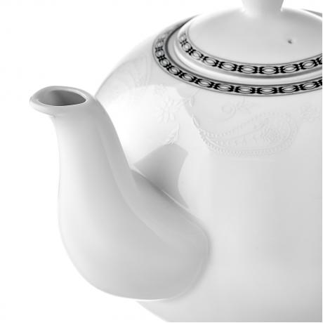 Заварочный чайник Esprado Arista White 1200мл, костяной фарфор - фото 2