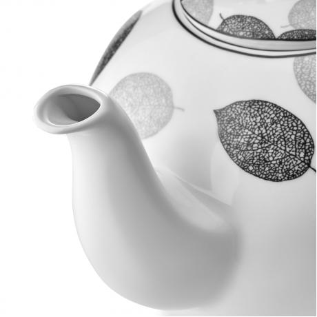 Заварочный чайник Esprado Bosqua Platina 1220мл, костяной фарфор - фото 2