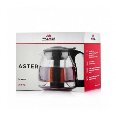 Чайник заварочный Aster черный 0.7 л Walmer W15006070 - фото 5