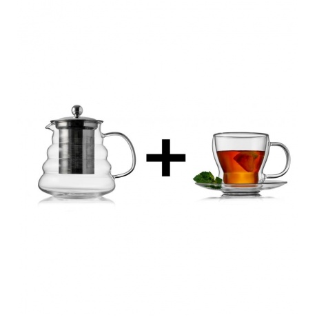 Набор Чайная пара Cordial 250мл Чайник заварочный Serena 650мл W37000104205 1205₽