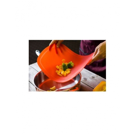 Доска Samura термопластиковая, 38х25х0,2 см, оранжевая - фото 2