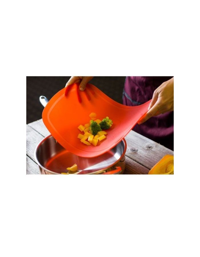 Доска Samura термопластиковая, 38х25х0,2 см, оранжевая - фото 2