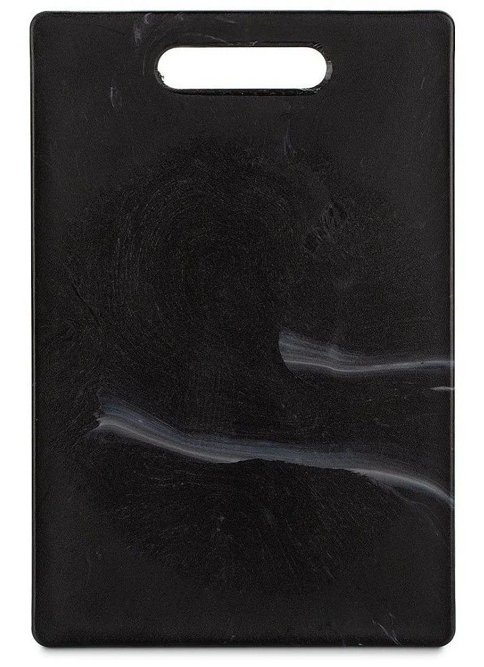 доска разделочная attribute marble black 27 5х36 5см прямоугольная пластик Доска разделочная MARBLE Black 30х20см ATTRIBUTE CUT.BOAR ABX145