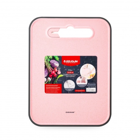 Доска разделочная FIBER 30х23см с ножеточкой