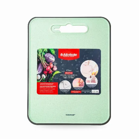 Доска разделочная FIBER 37х28см с ножеточкой