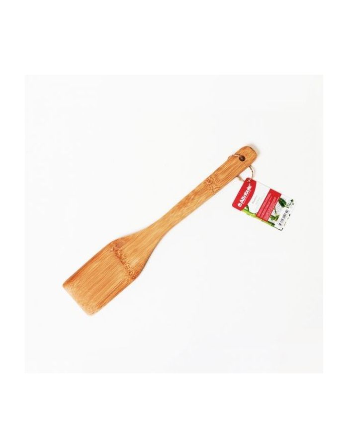 лопатка кулинарная marmiton basic силиконовая 19x4 5 см Лопатка Attribute Gadget Bamboo AGB110