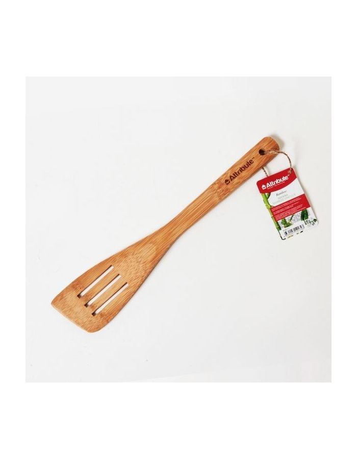 Лопатка c прорезями Attribute Gadget Bamboo AGB111 лопатка кулинарная мультидом 29 5 см