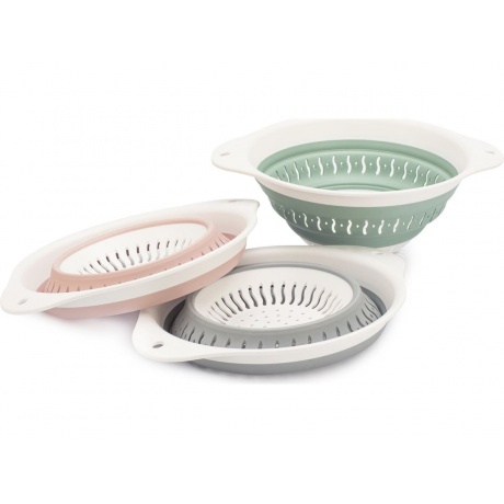 Дуршлаг MAGIC 29х24х4см складной микс цветов HOBBY LIFE HL041316 - фото 1