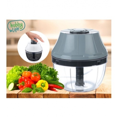 Измельчитель механический серый 13.8x15см HOBBY LIFE HL021599GR - фото 15