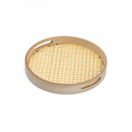 Поднос круглый DOMENIK RATTAN 30см