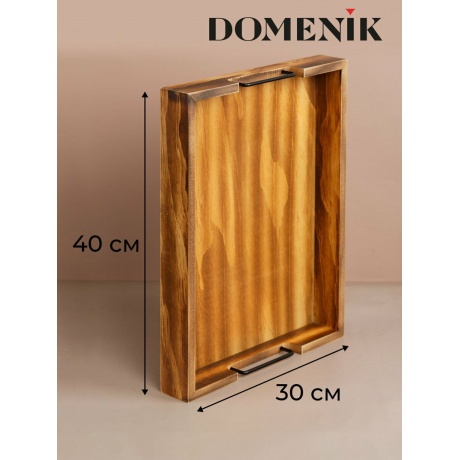 Поднос прямоугольный DOMENIK LOFT 40х30см - фото 5