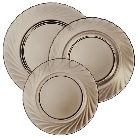 Столовый набор LUMINARC ОКЕАН ЭКЛИПС 18 пр, стекло