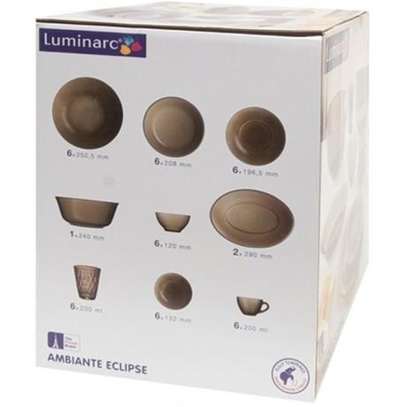 Столовый набор LUMINARC АМБЬЯНТЕ ЭКЛИПС 45предметов - фото 3