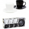 Чайный набор LUMINARC КАРИН 220мл черно-белый