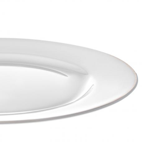 Набор тарелок обеденных 5шт Esprado Alpino 22,5см, костяной фарфор - фото 2